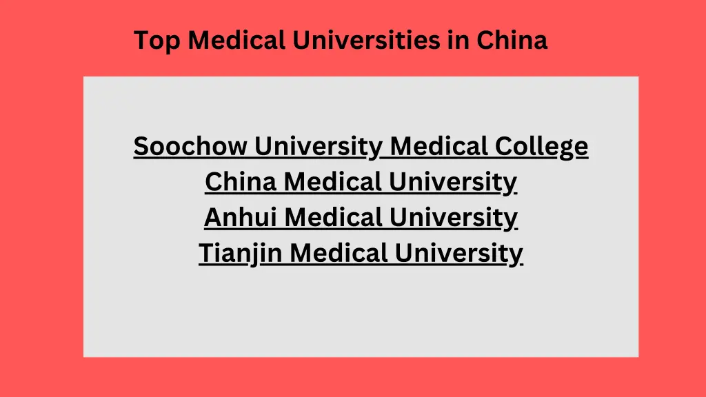top medical universities in china