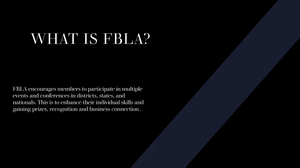 what is fbla