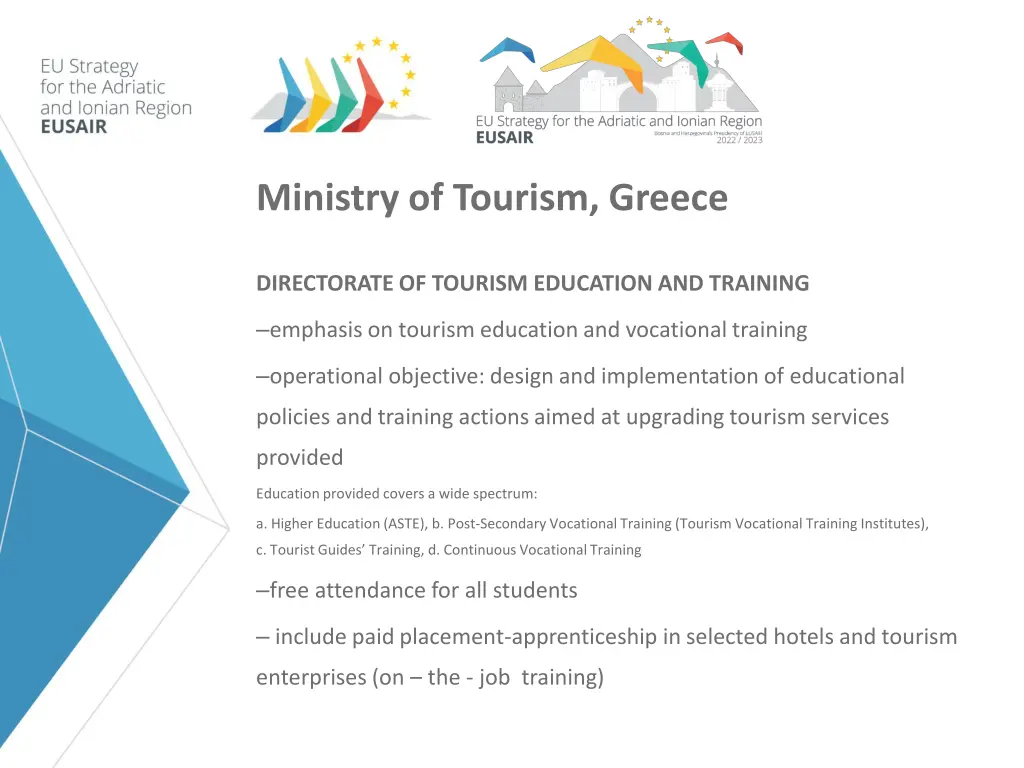 ministry of tourism greece