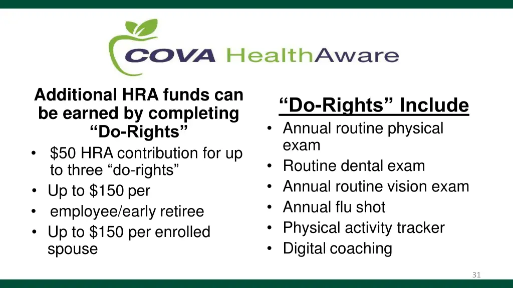 additional hra funds can be earned by completing