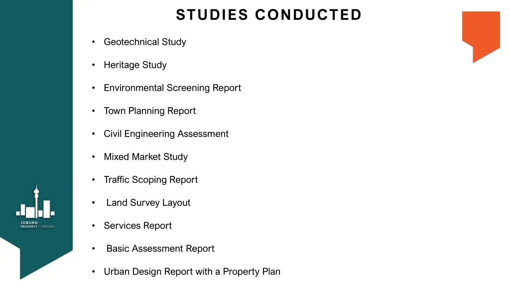 studies conducted