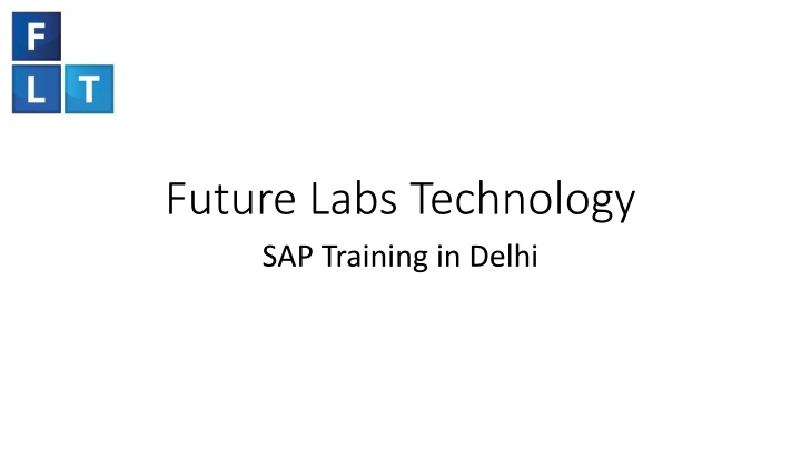 future labs technology sap training in delhi