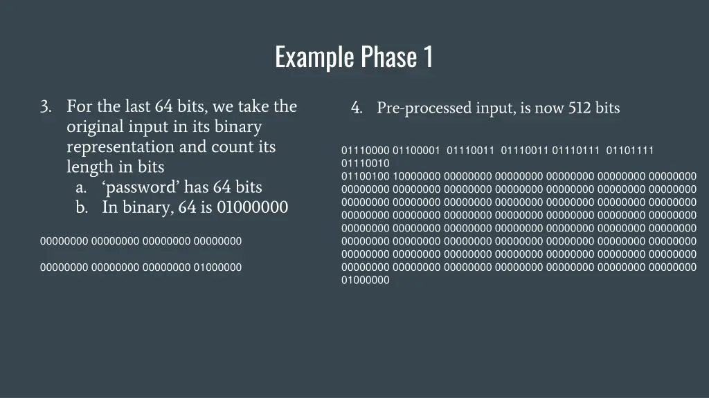 example phase 1 1