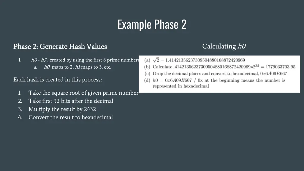 example phase 2