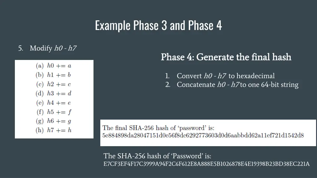 example phase 3 and phase 4