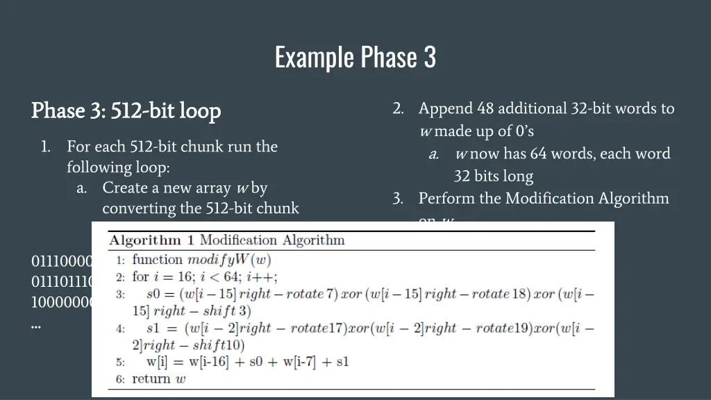 example phase 3