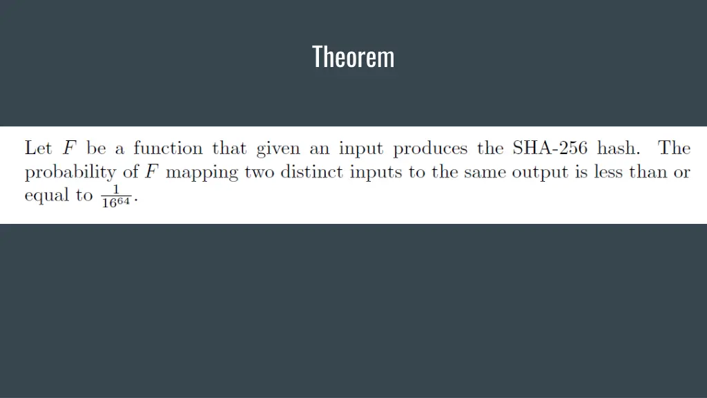 theorem