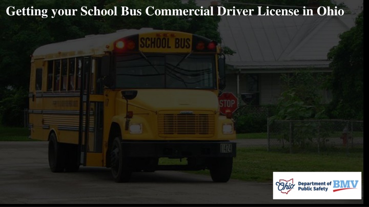 getting your school bus commercial driver license