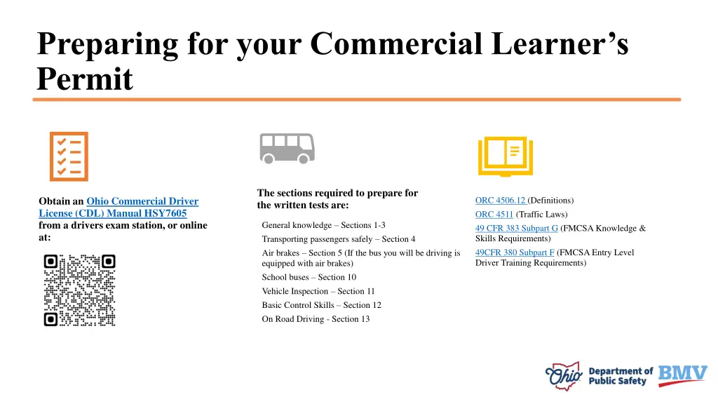 preparing for your commercial learner s permit