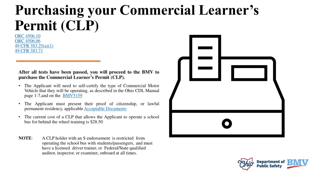 purchasing your commercial learner s permit