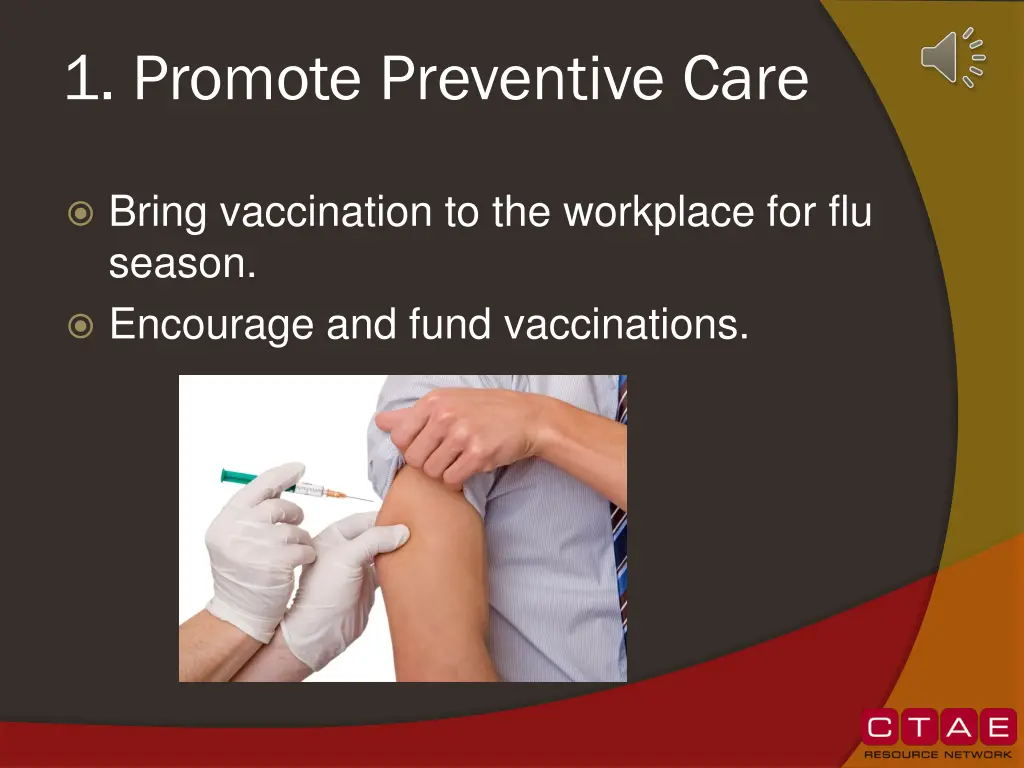 1 promote preventive care