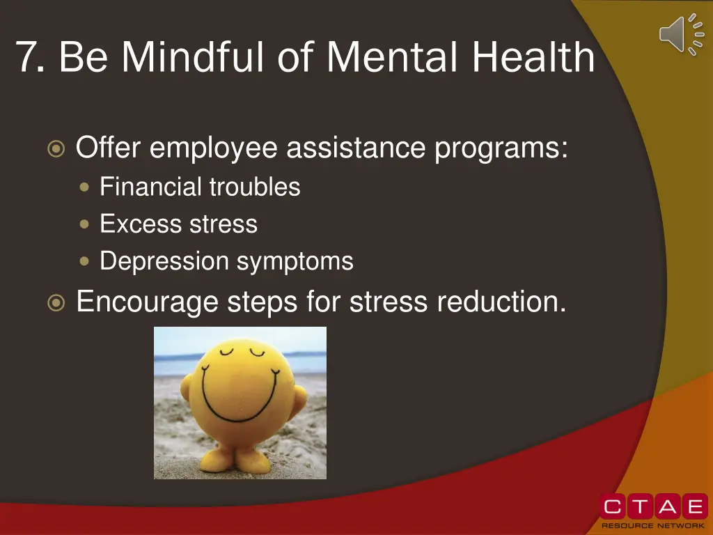 7 be mindful of mental health