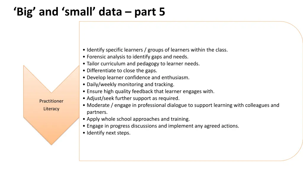 big and small data part 5