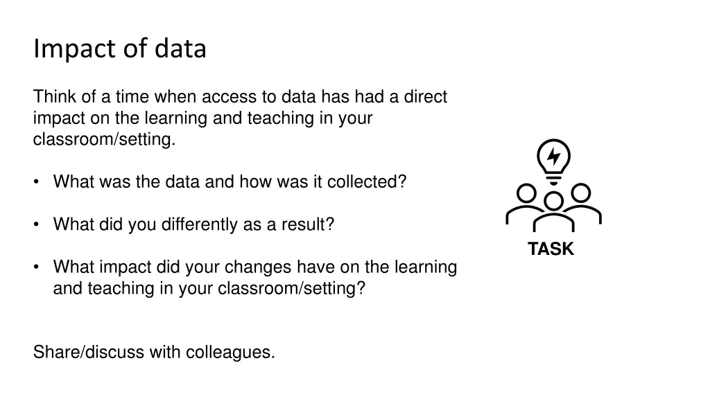 impact of data