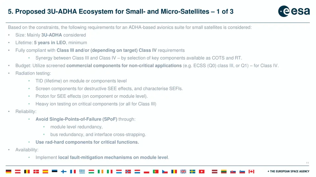 5 proposed 3u adha ecosystem for small and micro