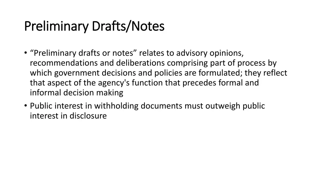 preliminary drafts notes preliminary drafts notes