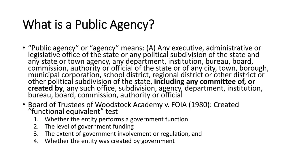 what is a public agency what is a public agency