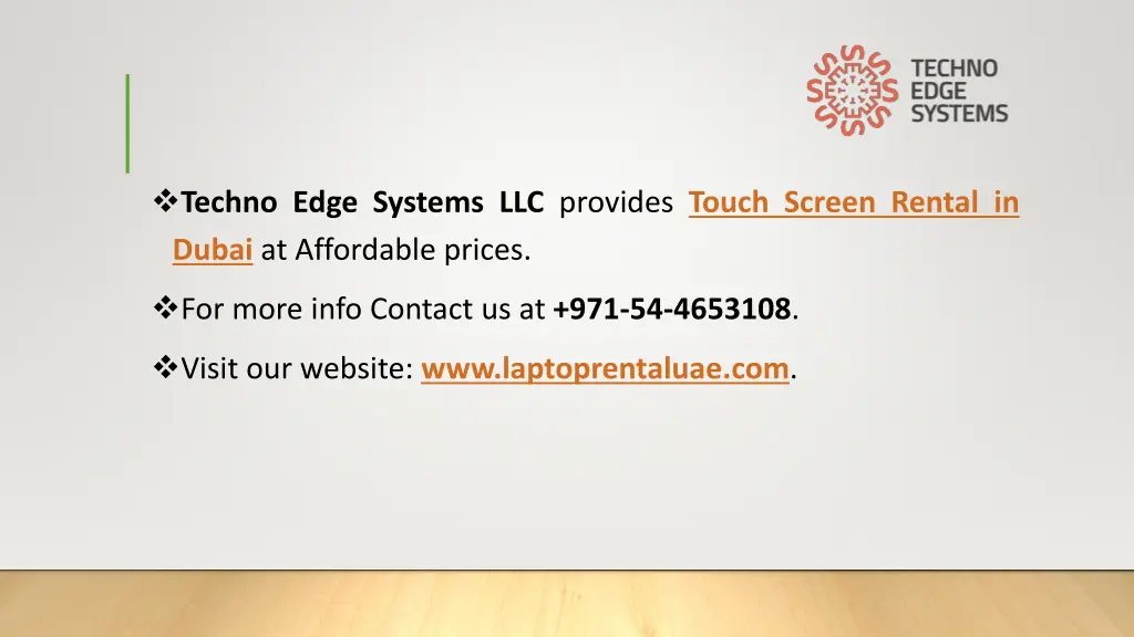 techno edge systems llc provides touch screen