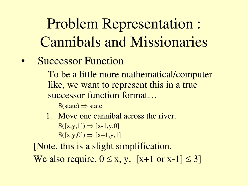 problem representation cannibals and missionaries 4