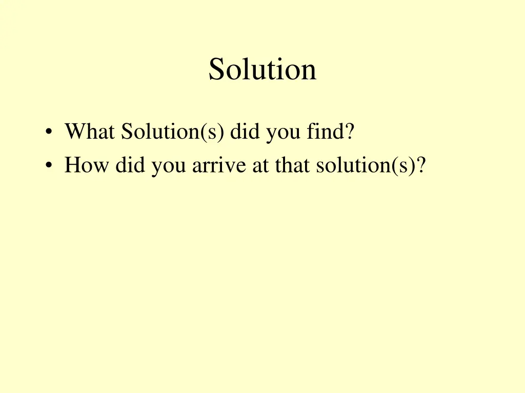 solution 1