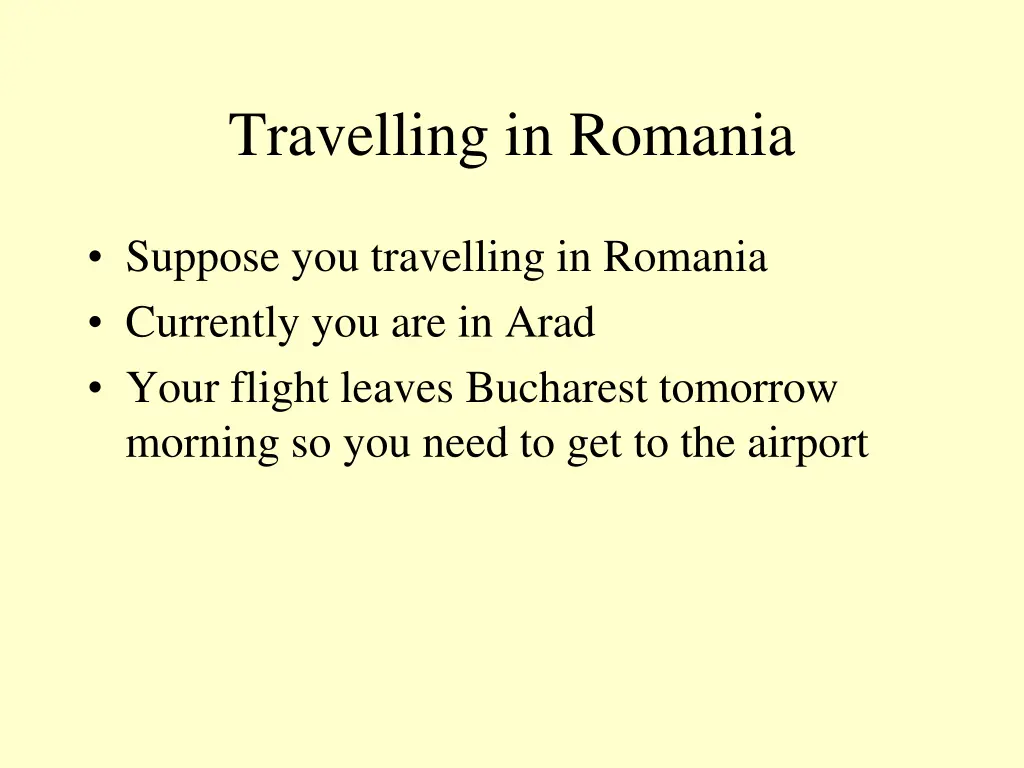 travelling in romania