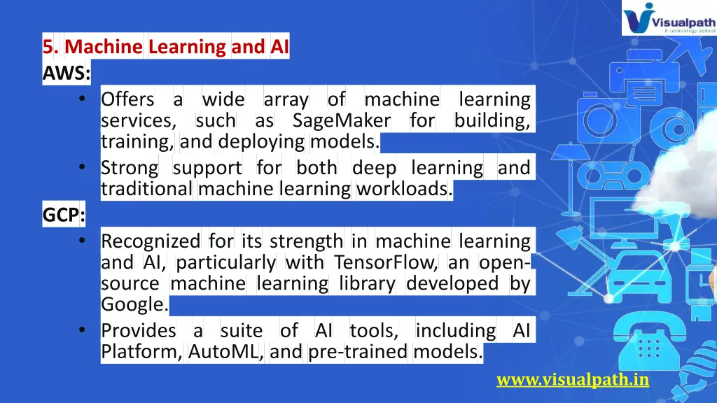 5 machine learning and ai aws offers a wide array