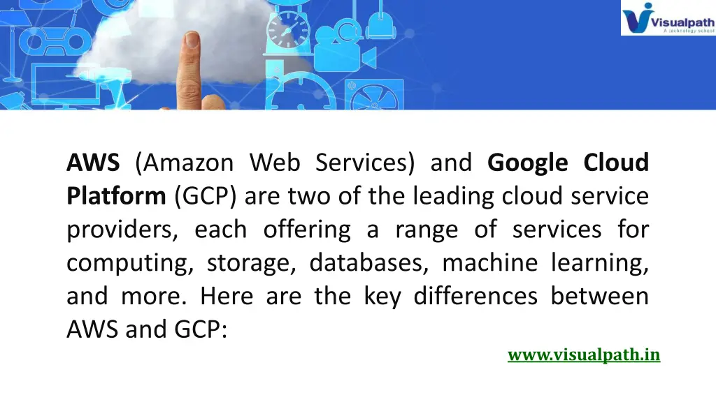 aws amazon web services and google cloud platform