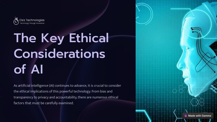 the key ethical considerations of ai