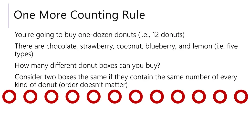 one more counting rule