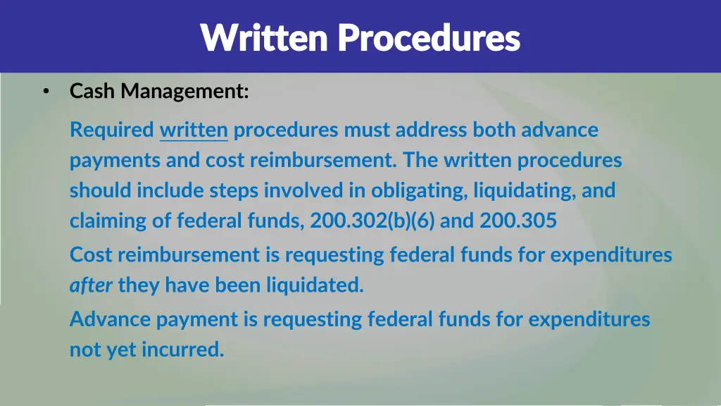 written procedures written procedures 3