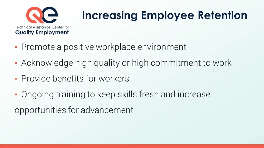 increasing employee retention