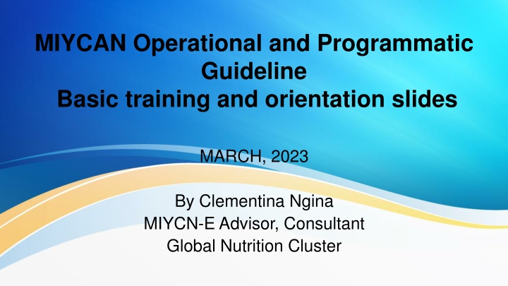 miycan operational and programmatic guideline