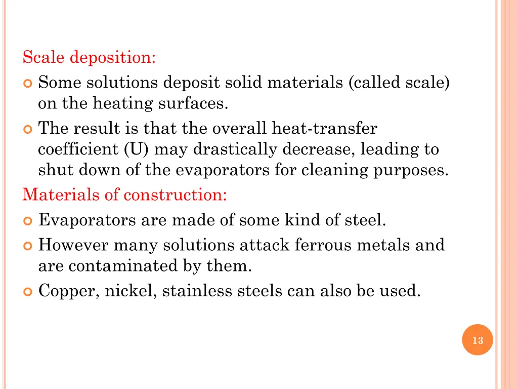 scale deposition some solutions deposit solid