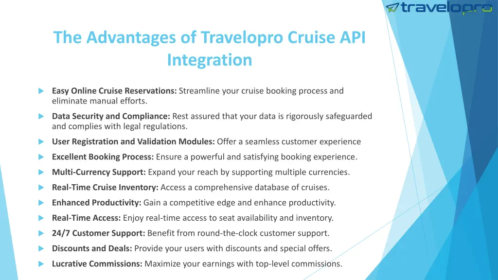 the advantages of travelopro cruise