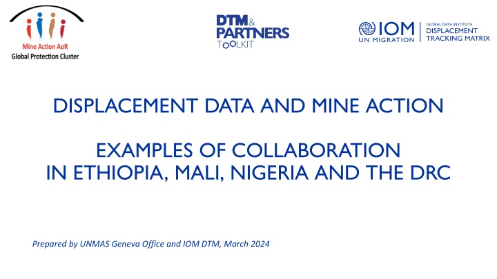 displacement data and mine action