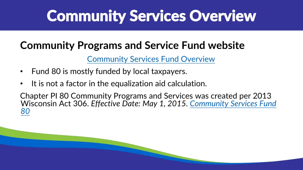 community services overview community services 1