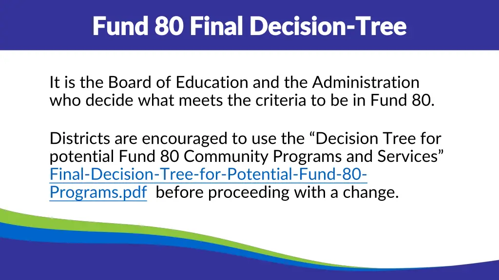 fund 80 final decision fund 80 final decision tree