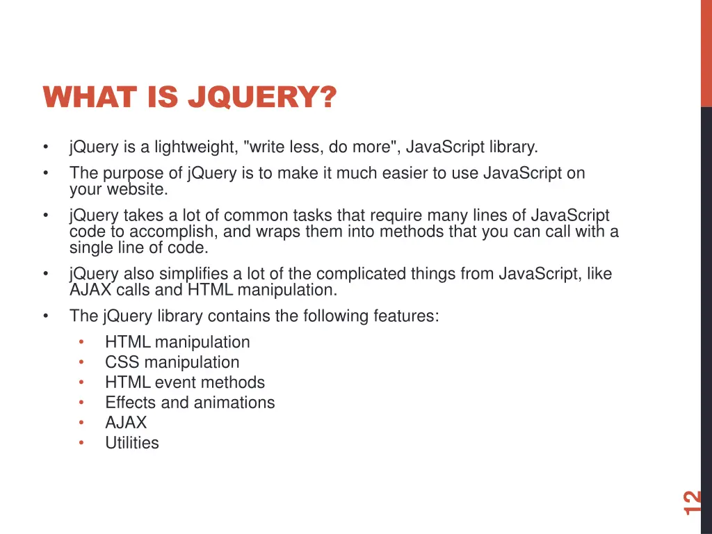 what is jquery