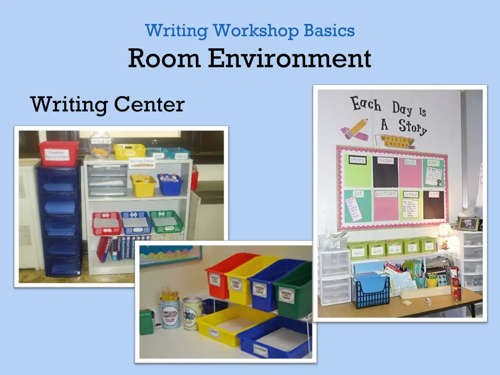 writing workshop basics room environment 1