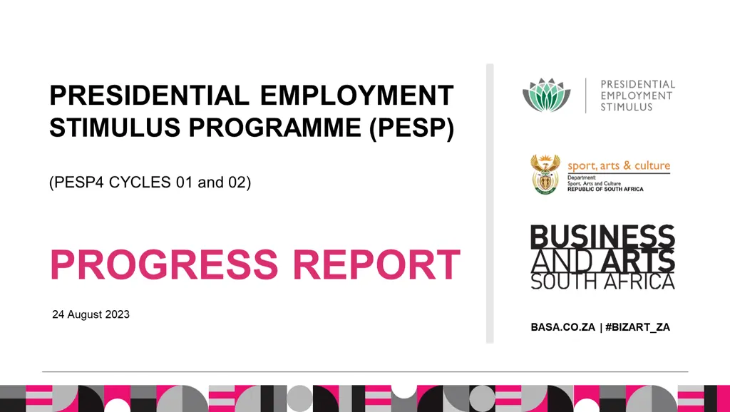presidential employment stimulus programme pesp