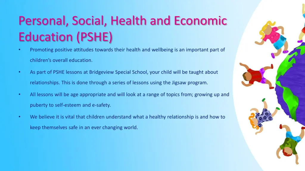 personal social health and economic education