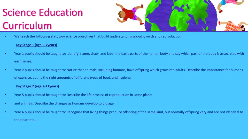 science education curriculum