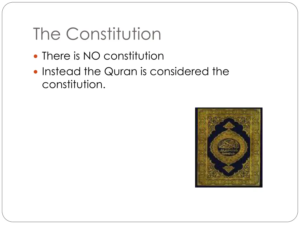 the constitution