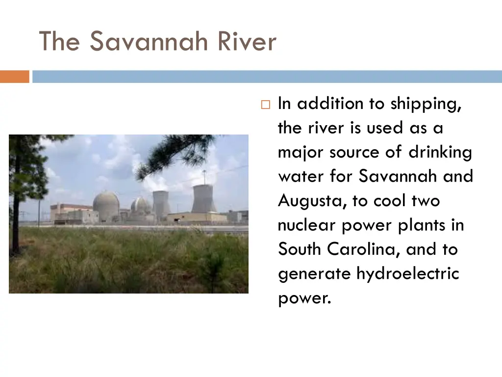 the savannah river 3