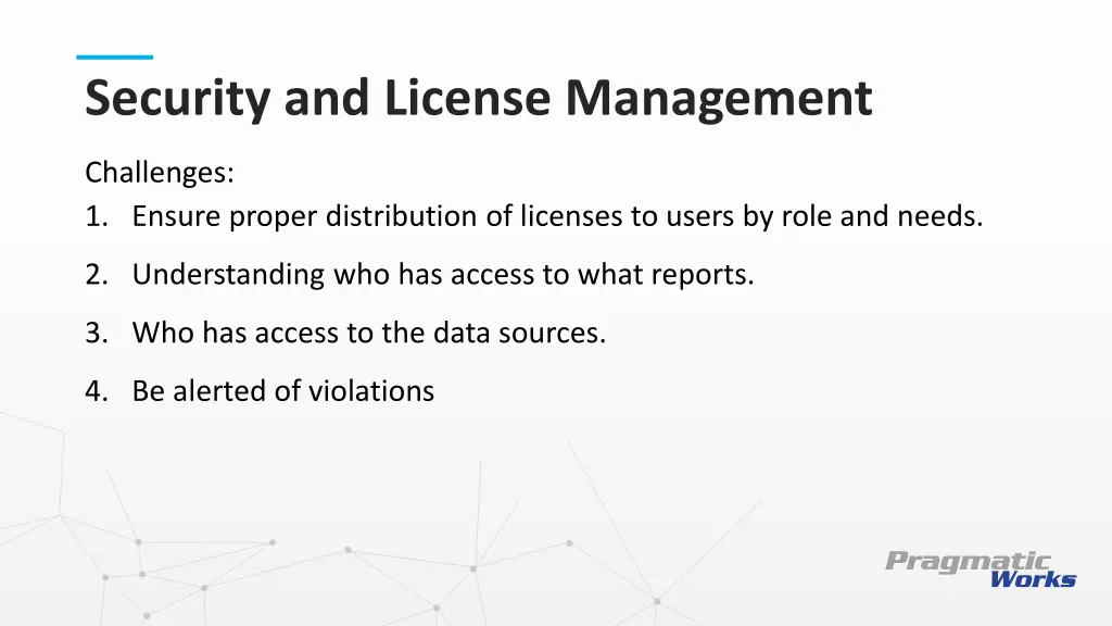 security and license management
