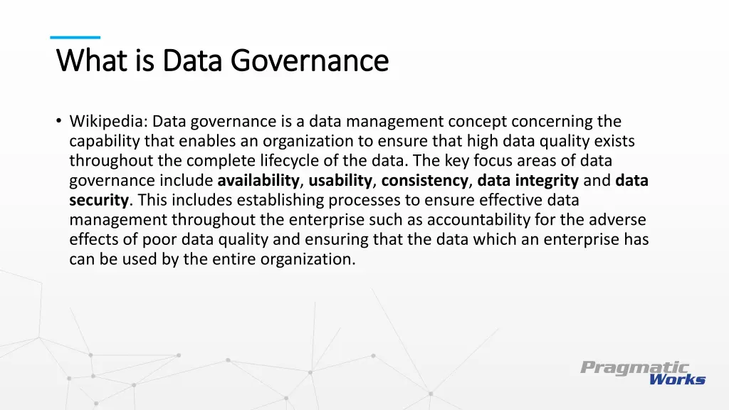 what is data governance what is data governance