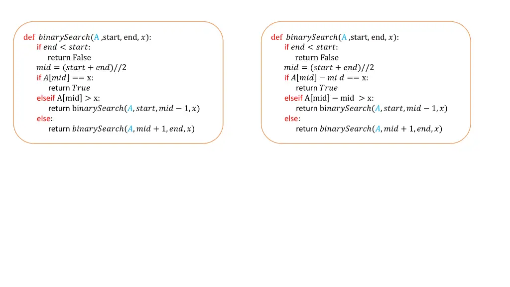 def a start end if return false 2 if x return 2