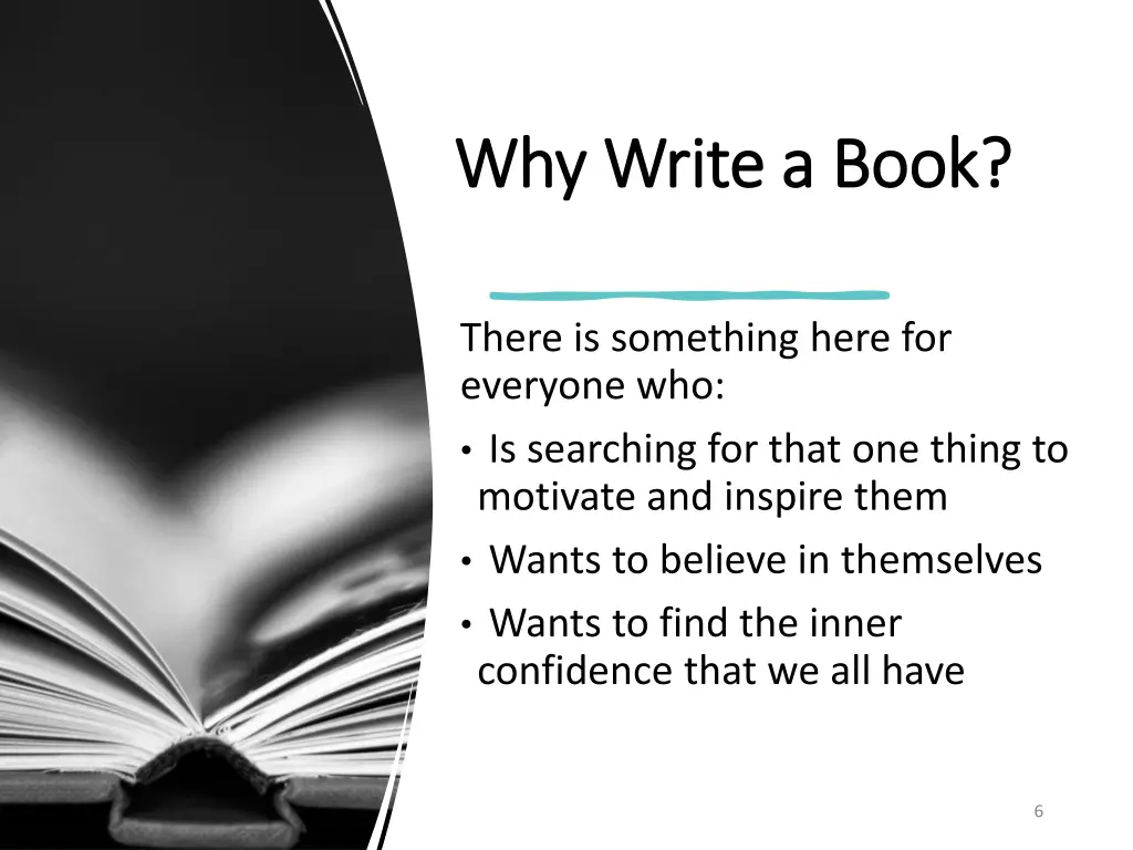 why write a book why write a book 2