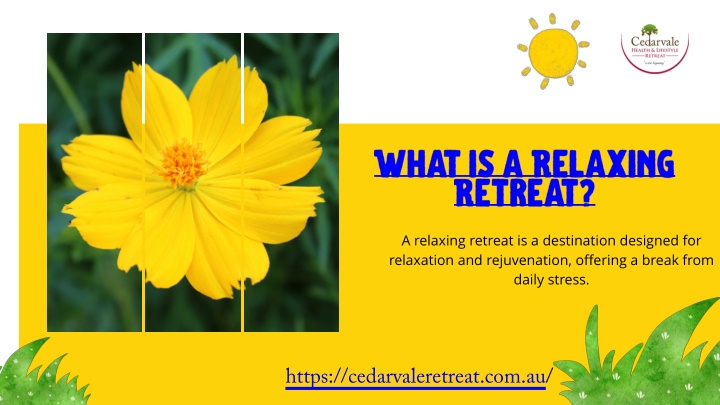 a relaxing retreat is a destination designed