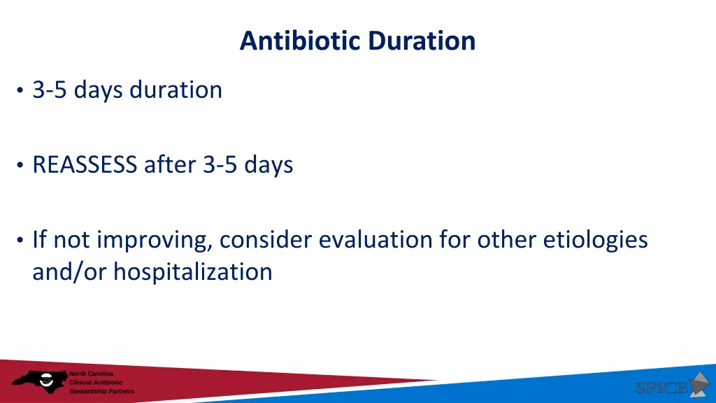 antibiotic duration